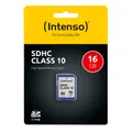 Produktbild: 3411470 Intenso Class 10 Flash-Speicherkarte 16GB ~D~