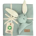 Produktbild: Babydecke DIKOS® Babydecke SCHMUSE-HASE Baby Geschenk Mädchen Junge Geschenkset, DIKOS, Geschenk zur Geburt, PREMIUM Qualität, 100 % BIO Baumwolle, nachhaltig