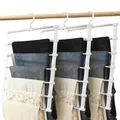 Produktbild: Hosenbügel, 3er-Pack Kleiderbügel Hosen Platzsparend, Faltbare Hosen Kleiderbügel, platzsparend im Kleiderschrank, geeignet für Hosen, Laken, Handtücher, Schals, Krawatten und Gürtel