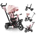 Produktbild: FableKids® Dreirad 5in1 Kinderdreirad Kinder Lenkstange Fahrrad Baby Kinderwagen