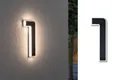 Produktbild: Paulmann LED Außen-Wandleuchte Solar Hausnummer, LED fest integriert, Warmweiß, LED-Modul, Hausnummern, Buchstaben wählbar, Akku wechselbar