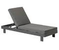 Produktbild: Relaxliege Riva aus Aluminium inkl. Polster Olefin 195 x 73 x 90 cm, dunkelgrau