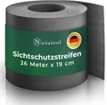 Produktbild: Novatool Sichtschutzstreifen Novatool Premium PP 26m Rolle Sichtschutzstreifen für Doppelstabmatten, Novatool Premium PP 26m Rolle Sichtschutzstreifen für Doppelstabmatten