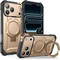 Produktbild: Handyhülle für iPhone 17 Pro Max Supcase Case Cover Schutzhülle Etui Grau-Golden