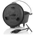 Produktbild: Dutch Oven DO45F, 4,2 l Forest Gusseisen Kochtopf, Gusstopf - Bbq-toro