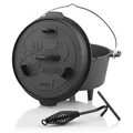 Produktbild: BBQ-Toro Dutch Oven Forest Serie | 4,2 Liter | bereits eingebrannt - preseasoned | Verschiedene Größen | Gusseisen Kochtopf | Bräter mit Deckel