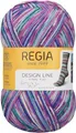 Produktbild: REGIA 4-fädig Design Line by ARNE & CARLOS 9801270-03653 star night Handstrickgarn, Sockengarn, 100g Knäuel