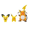 Produktbild: JAZWARES Pokémon - Select Entwicklungs Multipack Pichu. Pikachu & Raichu Merchan