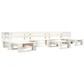 Produktbild: vidaXL 6-tlg. Paletten-Lounge-Set Holz Weiß