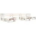 Produktbild: vidaXL 6-Tlg Paletten-Lounge-Set Holz Weiß 277399