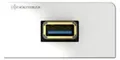 Produktbild: Kindermann Konnect design click Anschlussblende USB 3.0 Typ A, weiß (7456000529)