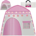 Produktbild: Princess Castle Play Tent with LED String Lights for Outdoor Indoor