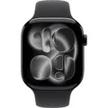 Produktbild: Watch Series 11, Smartwatch schwarz (glänzend), Aluminium, 46 mm, Sportarmband schwarz M/L, Cellular