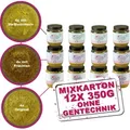 Produktbild: Wildvogel Erdnussbutter Mix-Karton 12 x 350g - normale, mit Früchten und Mehlwürmern - MeinWildvogel