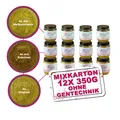 Produktbild: Wildvogel Erdnussbutter Fettfutter Mix-Karton 12 x 350g - MeinWildvogel ganzjähr