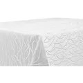Produktbild: Beautex Tischdecke Tischdecke Streifen, bügelfreie, fleckabweisend, pflegeleicht (1-tlg) weiß Eckig | 130 cm x 220 cm