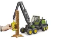 Produktbild: Bruder® Spielzeug-Traktor Bruder John Deere 1270G Harvester mit 1 Baumstamm 1:16 02135