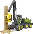 Produktbild: bruder 02135 - John Deere 1270G Harvester mit 1 Baumstamm - 1:16 Fahrzeug, Bauer