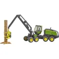 Produktbild: bruder Landwirtschafts Modell John Deere Harvester mit Baumstamm Fertigmodell