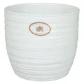 Produktbild: Heimwerkercenter Übertopf SK - Soendgen Keramikübertopf Serie Bergamo ø16 cm, weiß weiß 16 cm x 15 cm x 16 cm