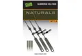 Produktbild: FOX International Karpfenhaken Fox Naturals Submerged Heli Rigs 30lb 75cm - 3 Karpfenrigs