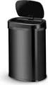 Produktbild: Juskys Automatik Mülleimer mit Sensor 50L rechteckig - elektrischer Deckel - Schwarz