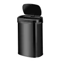 Produktbild: Juskys Automatik Mülleimer mit Sensor 50L - Abfalleimer mit elektrischem Deckel rechteckig - Schwarz