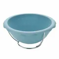 Produktbild: Zenker Backform Halbkugel Silikon 21x9cm blaue Fußball-Backform EM mit Halterung