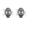 Produktbild: 2x FA1 133-919 Halter Abgasanlage Hinten für Ford Fiesta V JD JH Mazda 3 Volvo