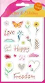 Produktbild: Dekosticker 100 Stück Love & Happiness Goldfolie für Grußkarten, Aufkleber
