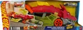 Produktbild: Hot Wheels City Spielzeugauto Track-Set, Drachen-Starter-Transporter und Auto im Mastab 1:64, schiet Fahrzeuge aus Maul des Biests, zur Aufbewahrung von bis zu 5 Fahrzeugen