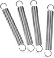 Produktbild: COM-FOUR® 4x Spannfeder mit Doppelhaken - Sprungfeder für Zelt, Markise, Wohnwagen - Befestigungs-Zubehör für Trampolin - Zugfeder Sonnensegel - Stahlfeder