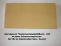 Produktbild: 40 x 20 x 3 cm Schamotte Platten für die Feuerraumauskleidung Kamin Kaminofen
