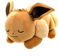 Produktbild: Pokemon Plüschfigur - schlafender Evoli (45cm) Kuscheltier Stofftier Plüschtier