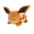 Produktbild: Pokémon PKW0222-45cm Schlafendes Plüsch - Evoli, offizielles Plüsch Mehrfarbig
