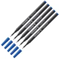 Produktbild: 5 x Schneider Topball 850 Ersatzmine Mine Tintenroller Minen 0,5mm blau