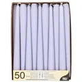 Produktbild: Papstar 50 Leuchterkerzen Ø 2,2 cm · 25 cm flieder