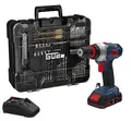 Produktbild: Güde Akku Bohrschrauber BS 18 - Set 126tlg. (18 V, mit Bit-/Bohrer-Set im Koffer, 2-Gang, 19+1 Drehmomentstufen, max. 30 Nm, 10 mm Schnellspannbohrfutter, LED-Licht, inkl. Akku & Schnellladegerät)