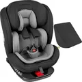 Produktbild: tectake® Drehbarer Autositz Linus i-Size Zulassung, ISOFIX-Installation und Top Tether, mit Seitenaufprallschutz ab Geburt bis 150 cm, Belastbarke... - Hellgrau