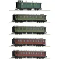 Produktbild: Roco 6200076 H0 5er-Set Schnellzug der K.W.St.E.