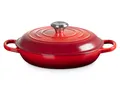 Produktbild: LE CREUSET Kochtopf Gourmet-Profitopf Signature kirschrot 26cm, Emailliertes Gusseisen