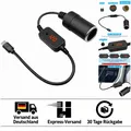 Produktbild: Praktischer USB C Zigarettenanzünder Konverter für 12V Geräte mit Sicherheit