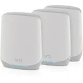 Produktbild: Orbi WiFi6 Tri-Band Mesh System 3er Set, Mesh Router weiß