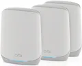 Produktbild: NETGEAR Orbi RBK763S - WLAN-System (Router, 2 Extender) - Netz - GigE - 802,11a/b/g/n/ac/ax - Tri-Band (RBK763S-100EUS)