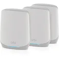 Produktbild: Netgear Orbi WiFi6 Tri-Band Mesh System 3er Set, Mesh Router, weiß