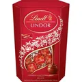 Produktbild: Lindt Lindor Cornet Milch mit zartschmelzender Füllung Packung 500g