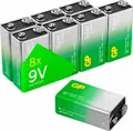 Produktbild: 1x10 GP Super Alkaline 9V-Block 6LR61 Bulk Box 030E1604ALB8
