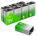 Produktbild: GP Super Alkaline-Batterie E-Block, 6LR61, MN1604, 9V, 8 Stück GPSUP1604A942C8