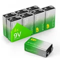 Produktbild: GP Batterien Batteries Super, 9V Block, E-Block, 6LR61, 8 Stück