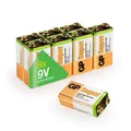 Produktbild: 8 GP Batterie SUPER E-Block 9,0 V NEU